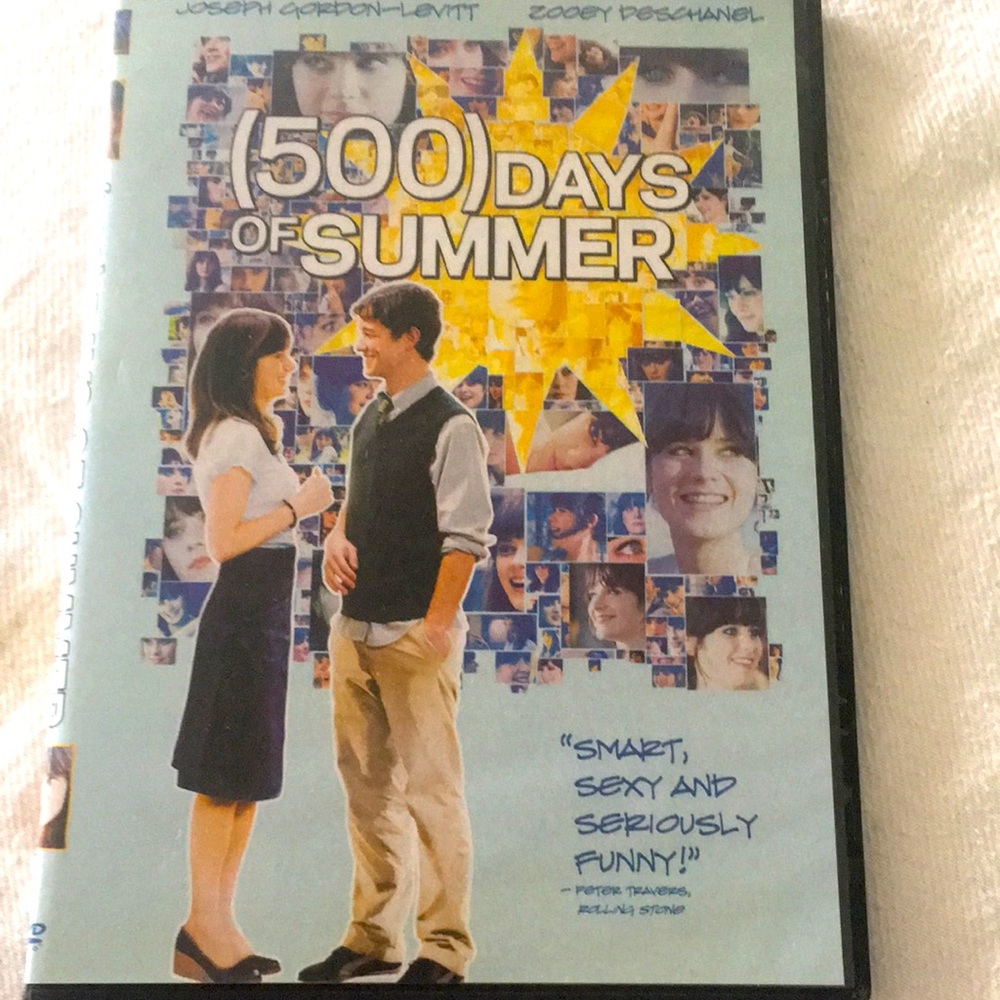 🍿 4/$20 500 Days of Summer DVD Zooey Deschanel Joseph Gordon Levitt Romcom